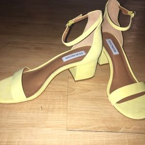 Yellow Steve Madden Irenee sandals